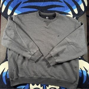 STARTER Men's Charcoal Crewneck Sweatshirt Size L